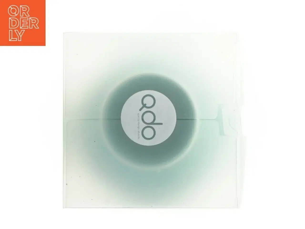 Billede 5 - Grøn vase i glas fra QDO (str. 20 cm)