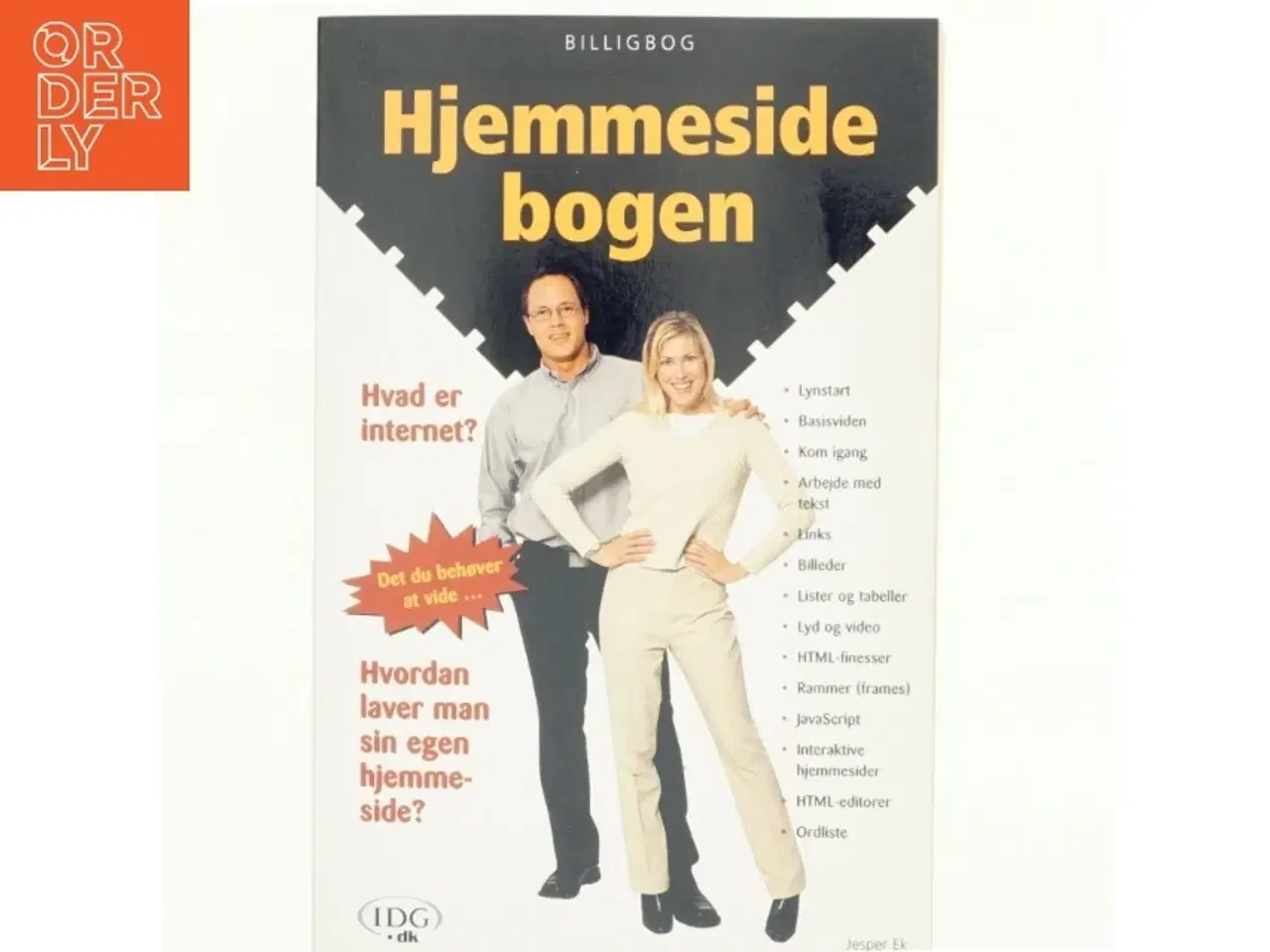 Billede 1 - Hjemmesidebogen af Jesper Ek (Bog)