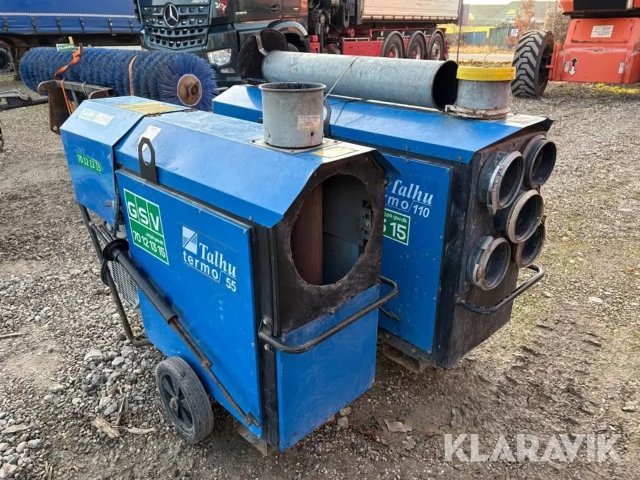 Billede 4 - Varmekanoner Talhu Termo 110 & 55 2 styk