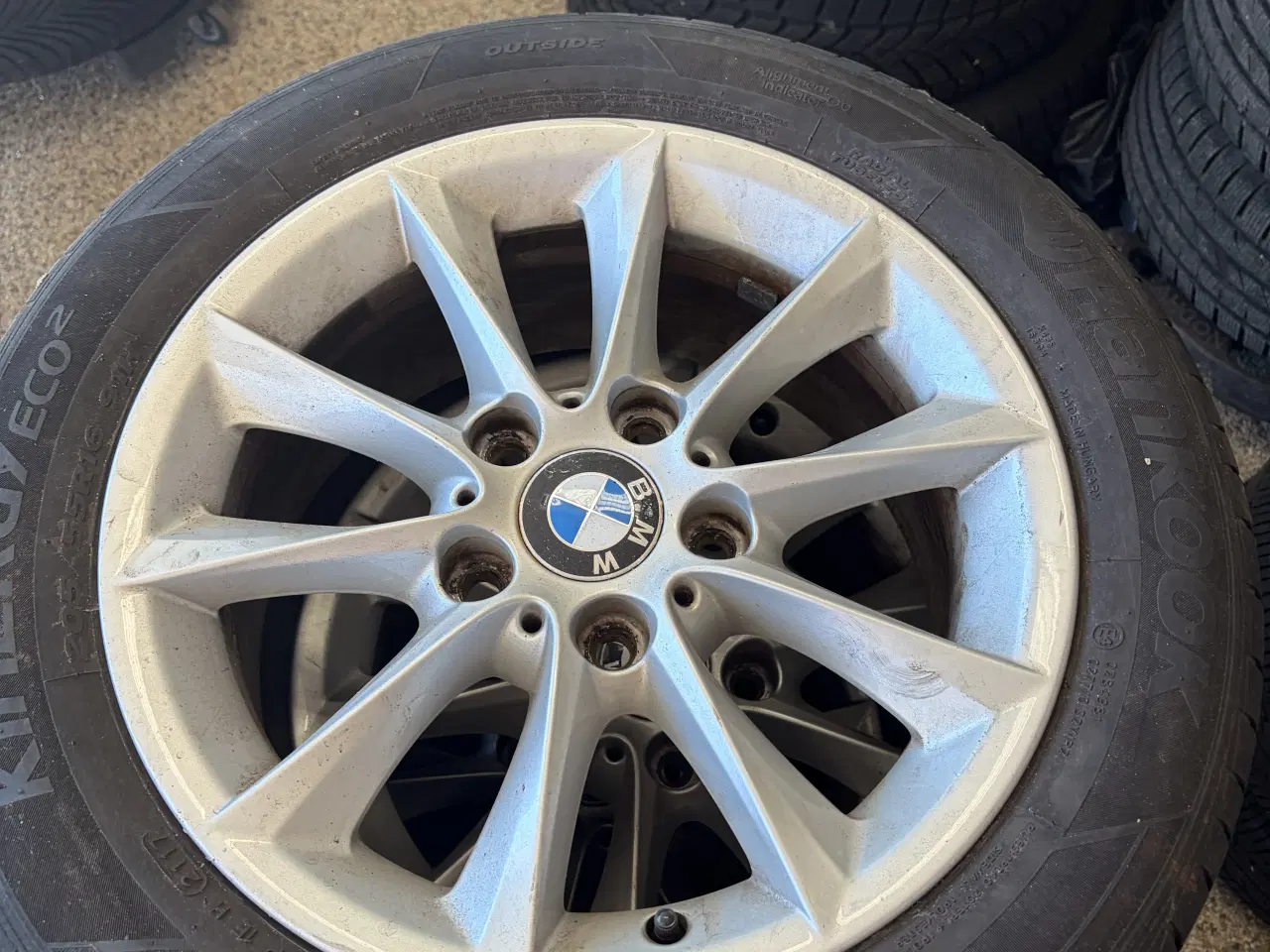 Billede 1 - BMW alufælge med sommerdæk 