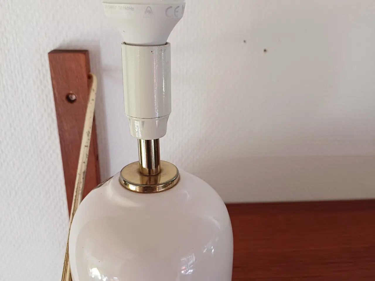 Billede 2 - Dansk porcelæn bordlampe fra odreco. 