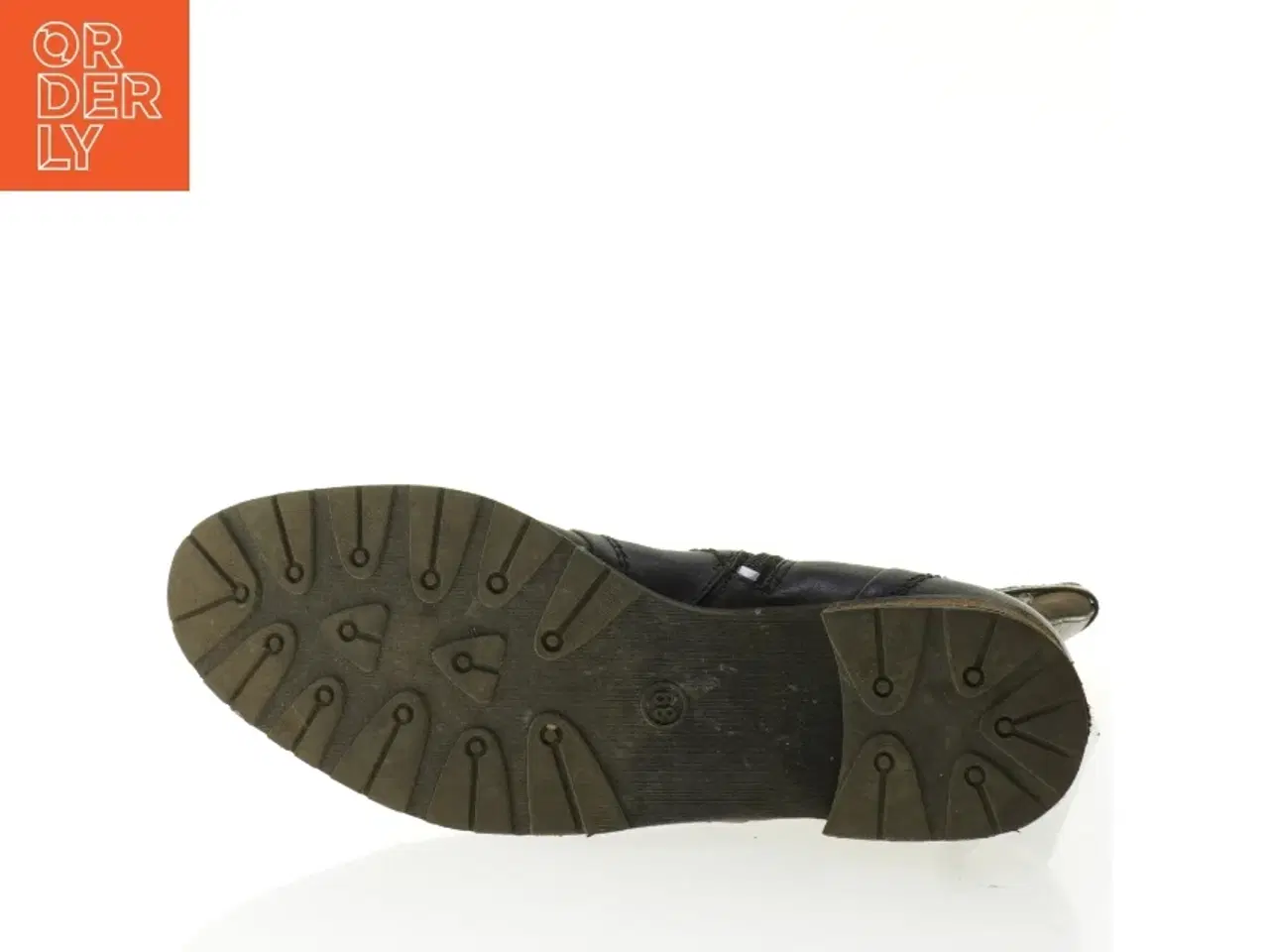 Billede 3 - Brune skind snørrestøvler fra Bonita (str. 39)