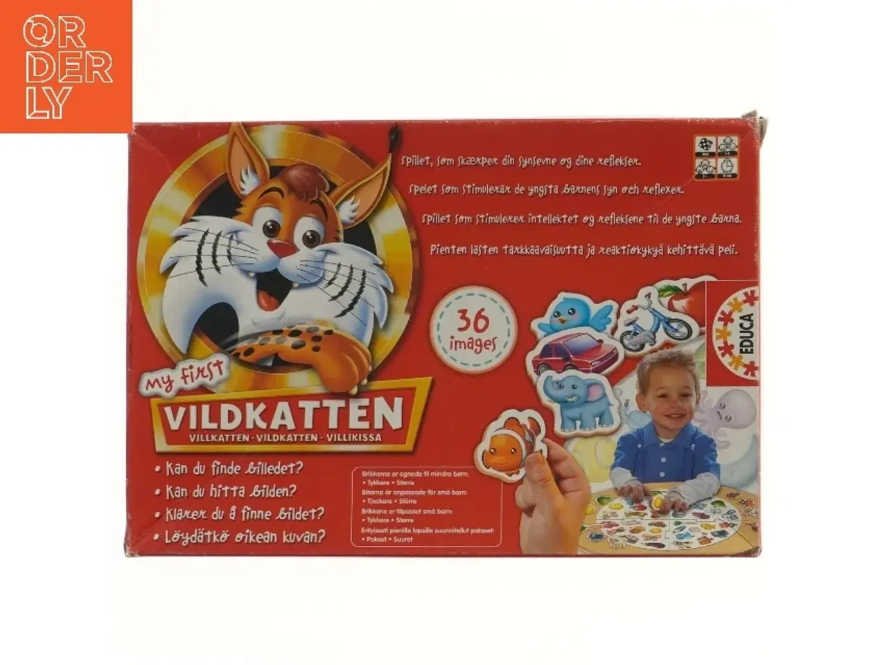 Billede 1 - Vildkatten spil til børn fra Educa (str. 33,5x23 cm)