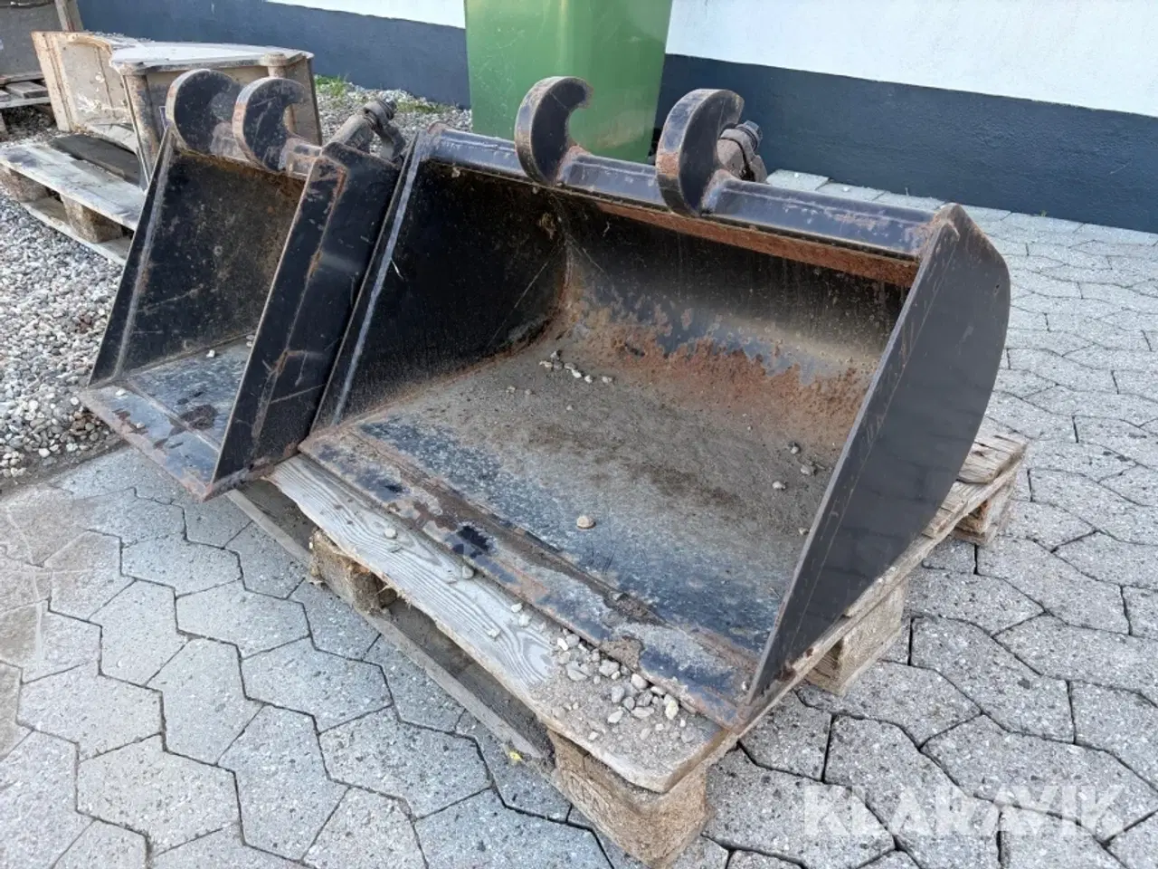 Billede 1 - Graveskovle Skive Maskinfabrik 80 cm og 50 cm med RA skifte