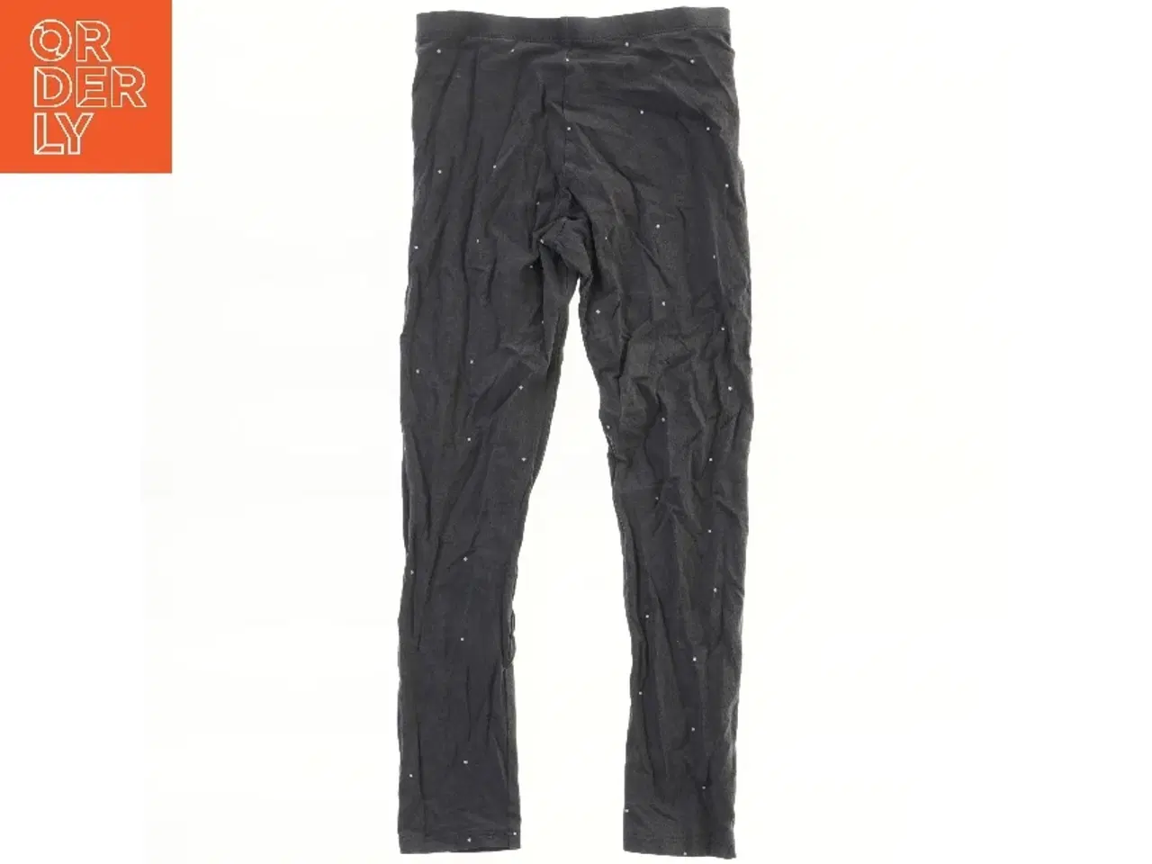 Billede 2 - Leggings med små hvide prikker fra H&M (str. 134)