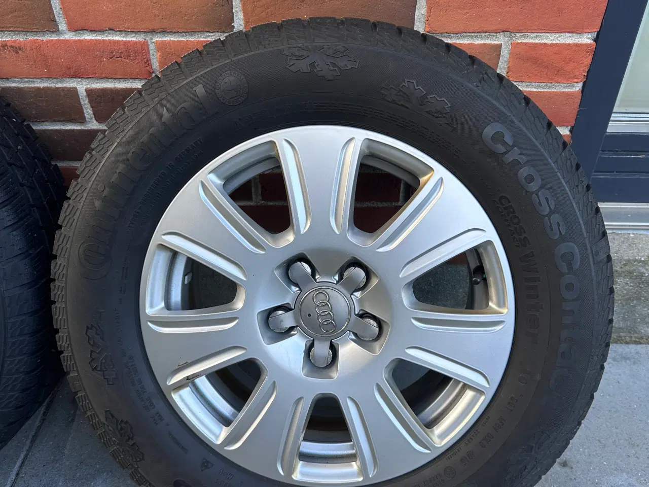 Billede 5 - 16” 5x112 Originale Audi fælge med Conti vinterdæk