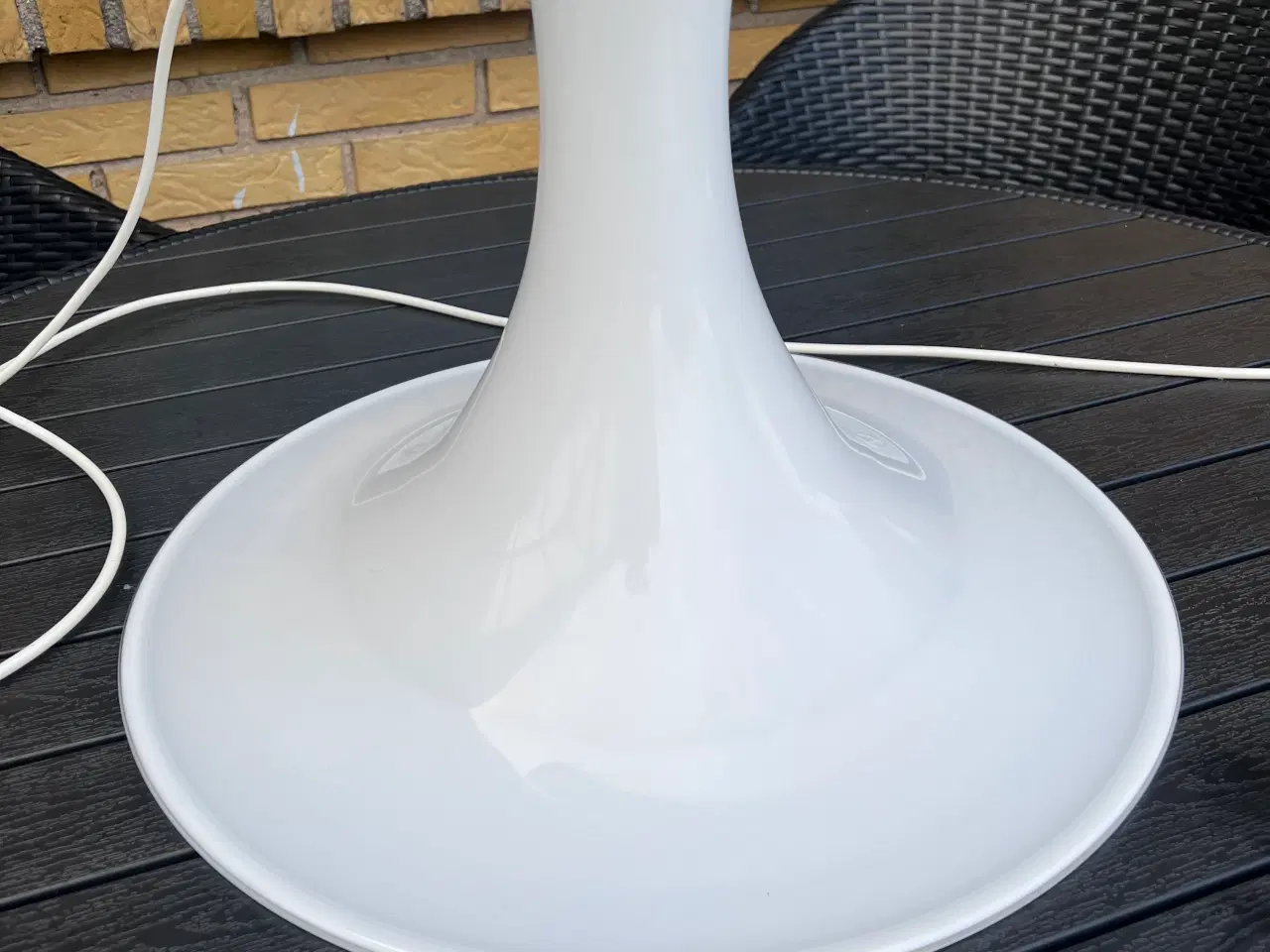 Billede 1 - Holmegaard mandarin lampe