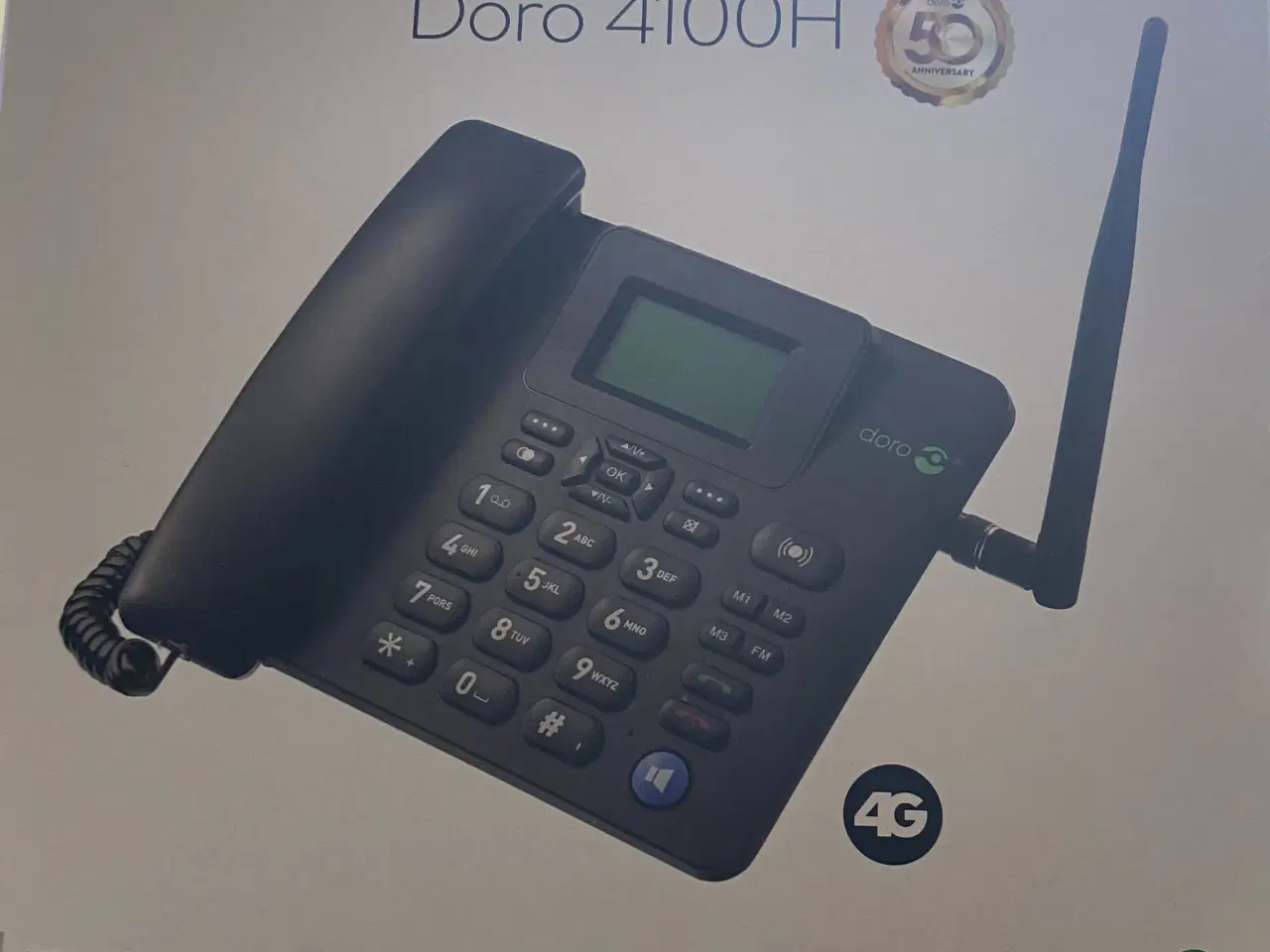Billede 1 - Doro 4100 H bordtelefon til simkort.