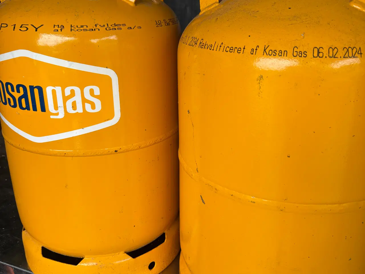 Billede 1 - 2 stk 11 kg gasflasker sælges
