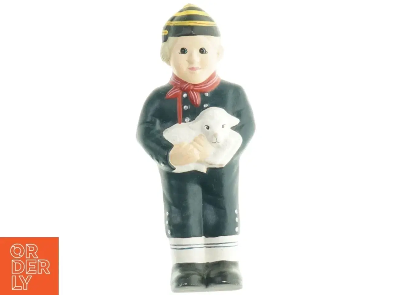 Billede 1 - Islandsk dreng figur (str. 17 x 7 cm)