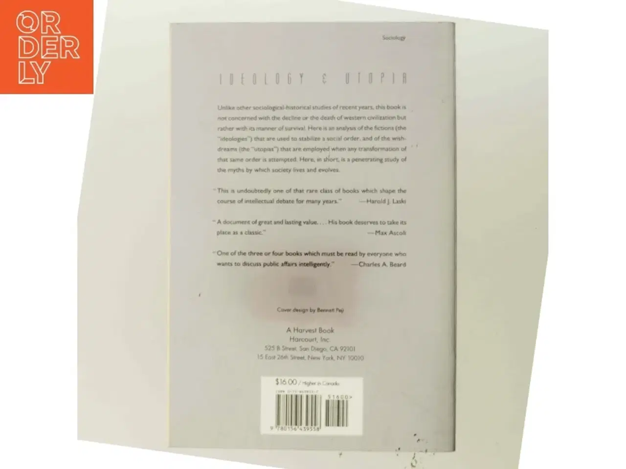 Billede 3 - Ideology and Utopia af Karl Mannheim (Bog)