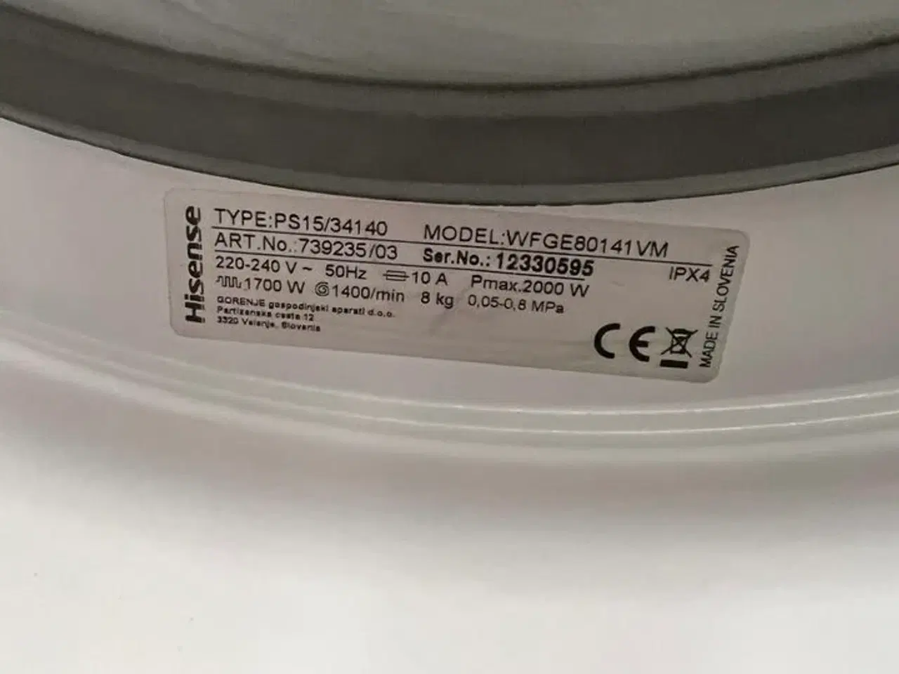 Billede 3 - Hisense - vaskemaskine