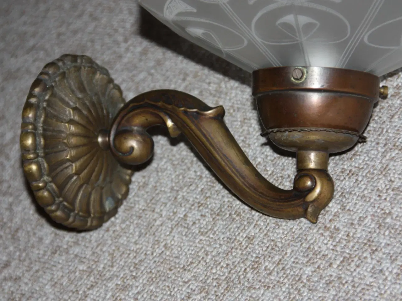 Billede 2 - Art deco / art nouveau væglampe sælges