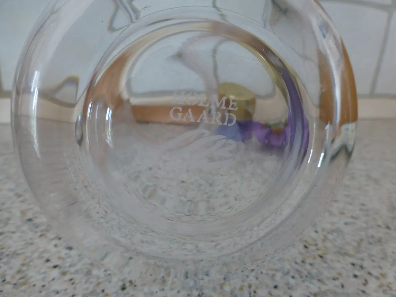 Billede 2 - Mouth Blown Glass Holmegaard 16,5 cm