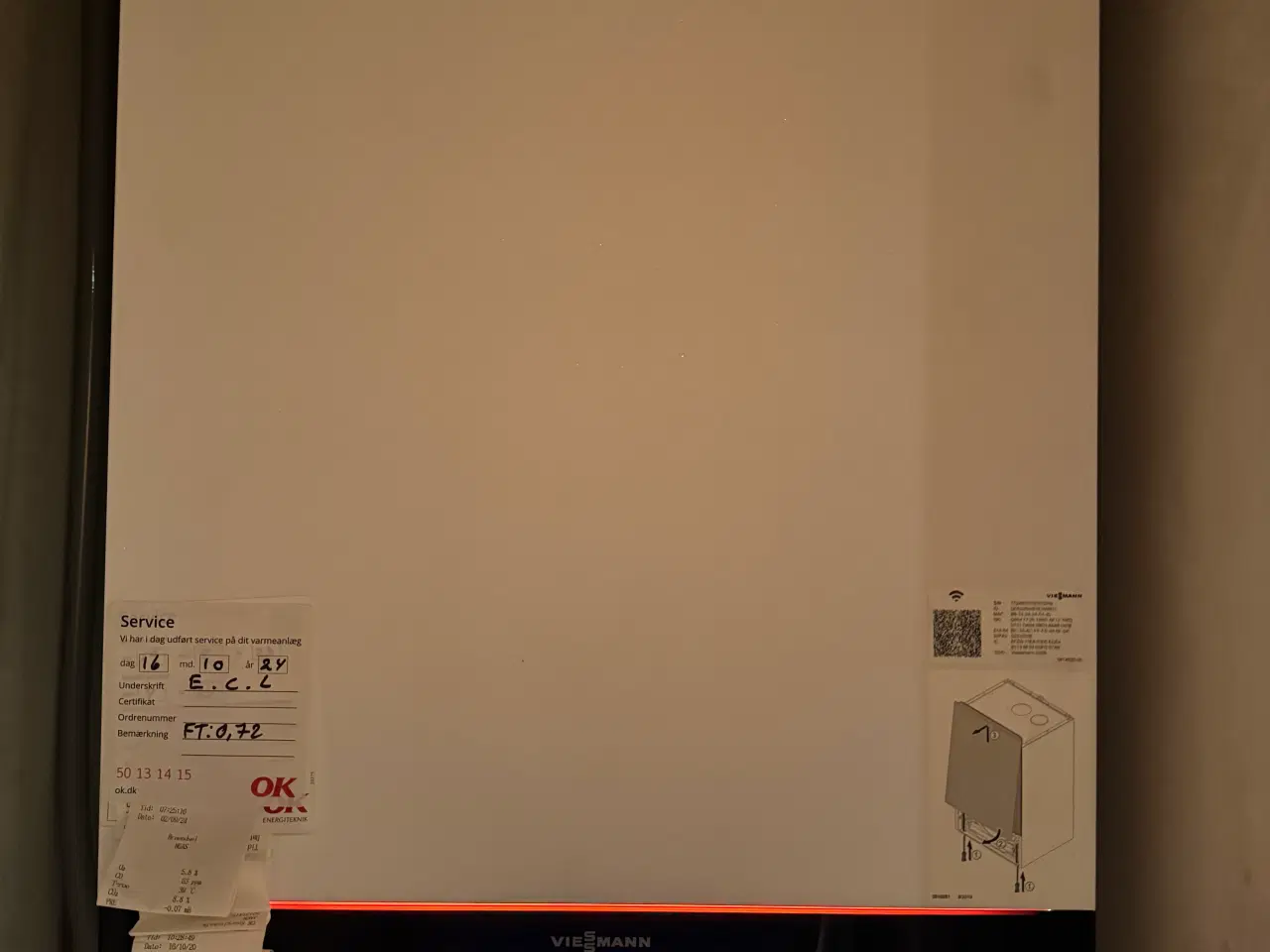 Billede 1 - Viessmann gasfyr med varmtvandsbeholder 