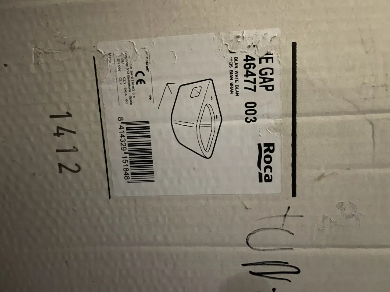 Billede 3 - Væghængt Toilet med indbygnings cisterne