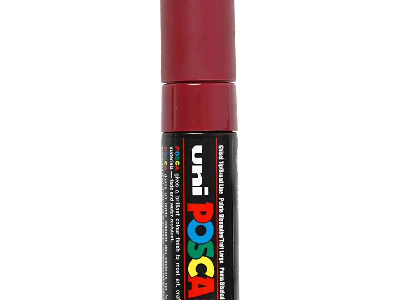 Billede 1 - Posca Tusch, PC-8K, streg 8 mm, broad, red wine, 1 stk.