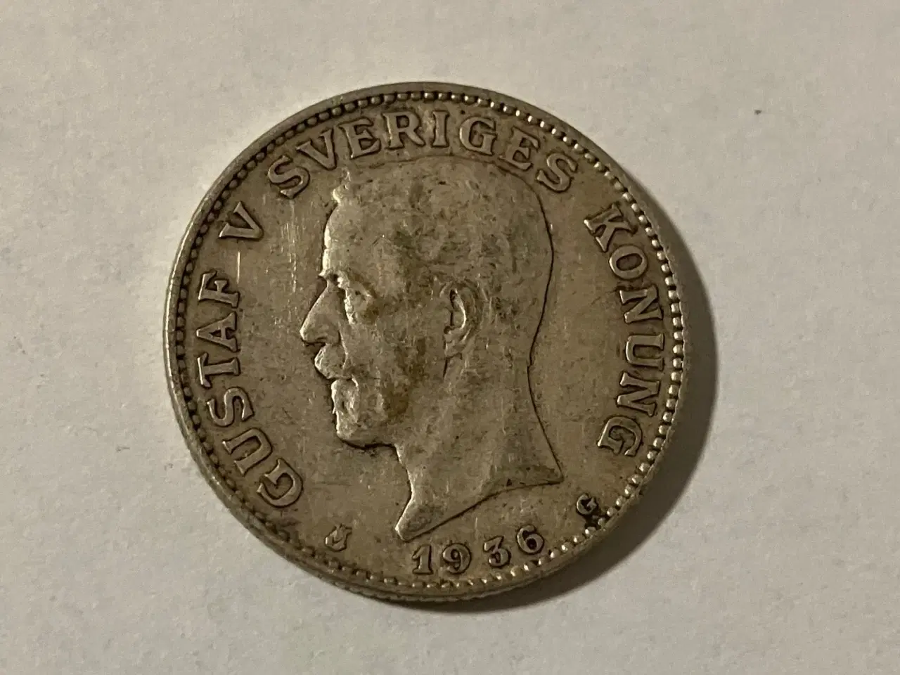 Billede 1 - 1 Krona 1936 Sweden - Silver
