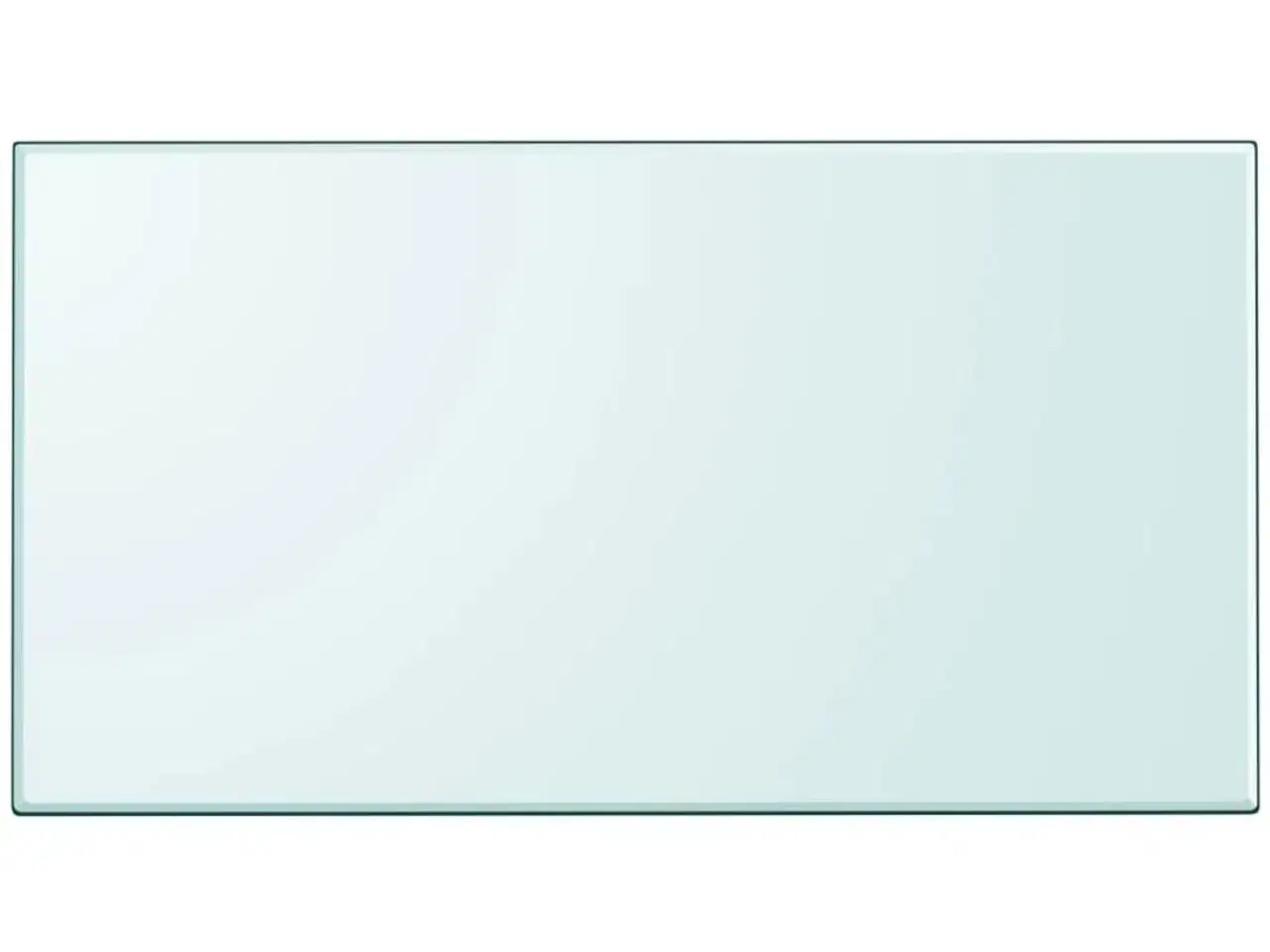 Billede 2 - Bordplade hærdet glas rektangel 1200 x 650 mm