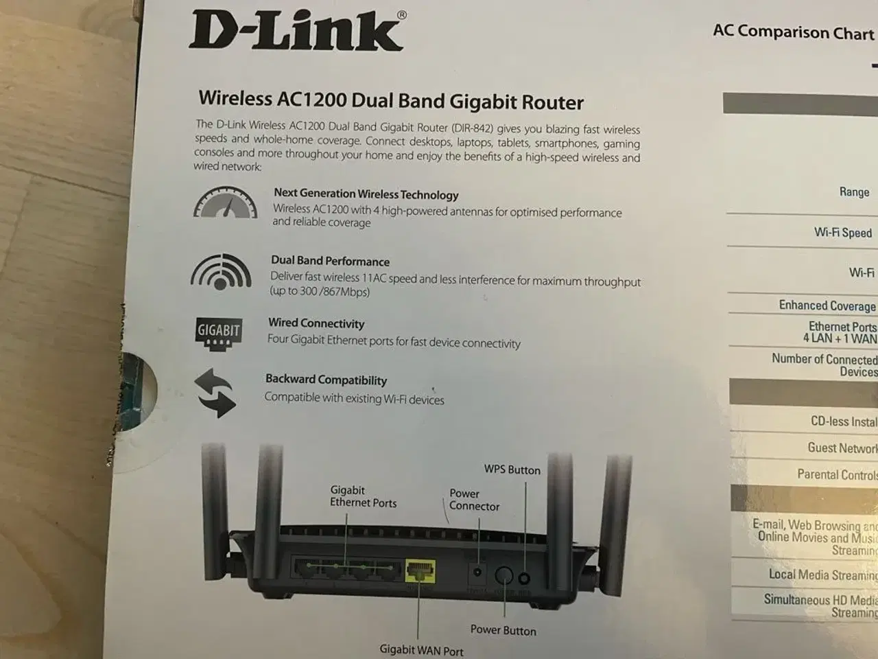 Billede 5 - D-Link Router wireless ac1200 dir-842