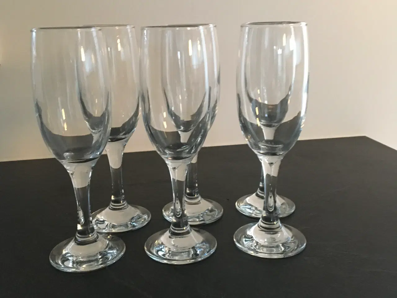 Billede 1 - 6 flotte og elegante Champagneglas 23 cl