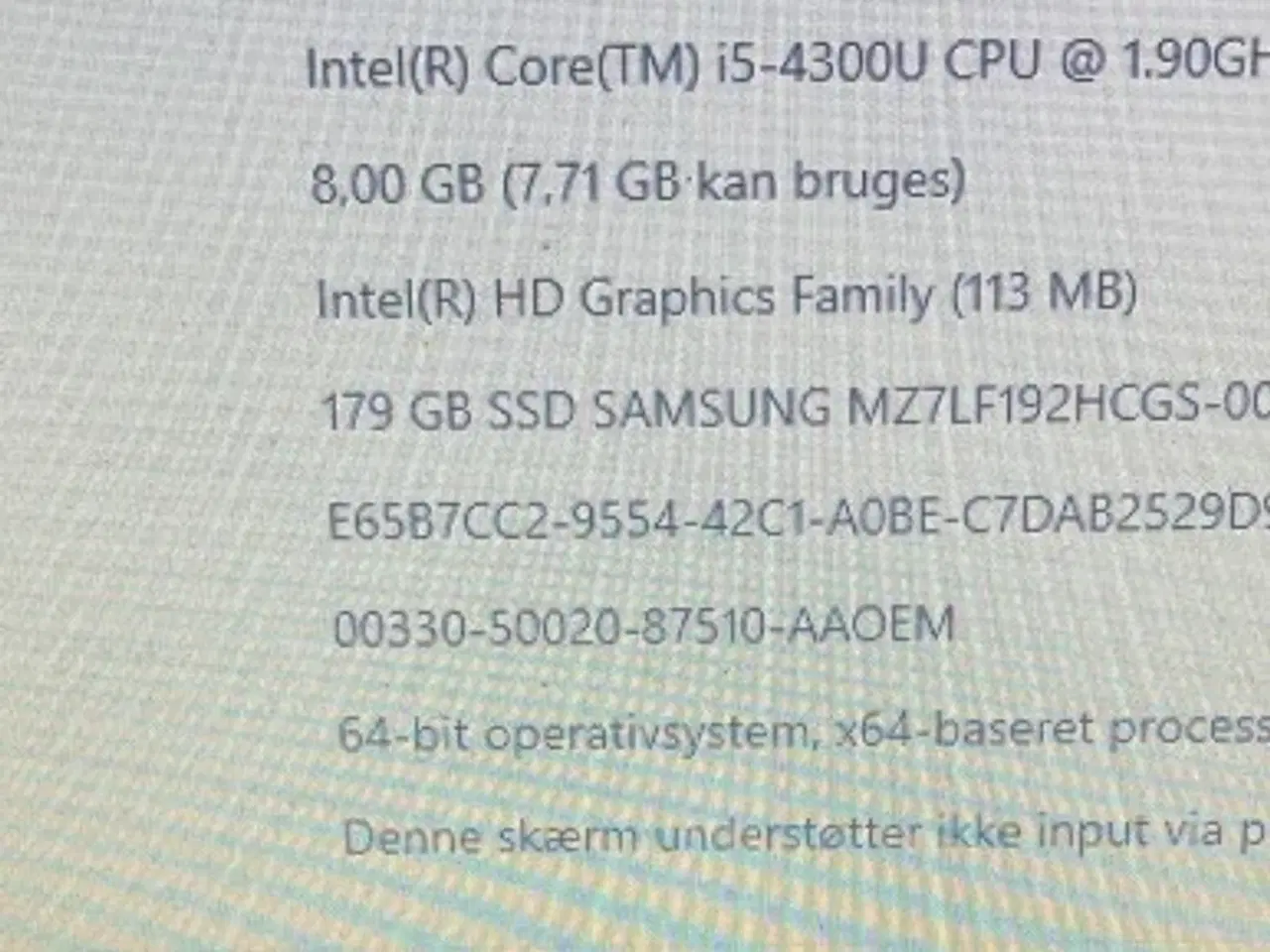 Billede 2 - Lenovo X250 12 tommer bærbar