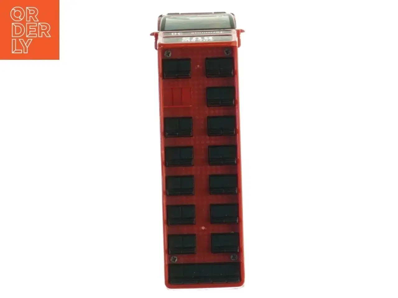 Billede 5 - Modelbus, dobbeltdækker (str. 14 og en halv cm x 4 cm)