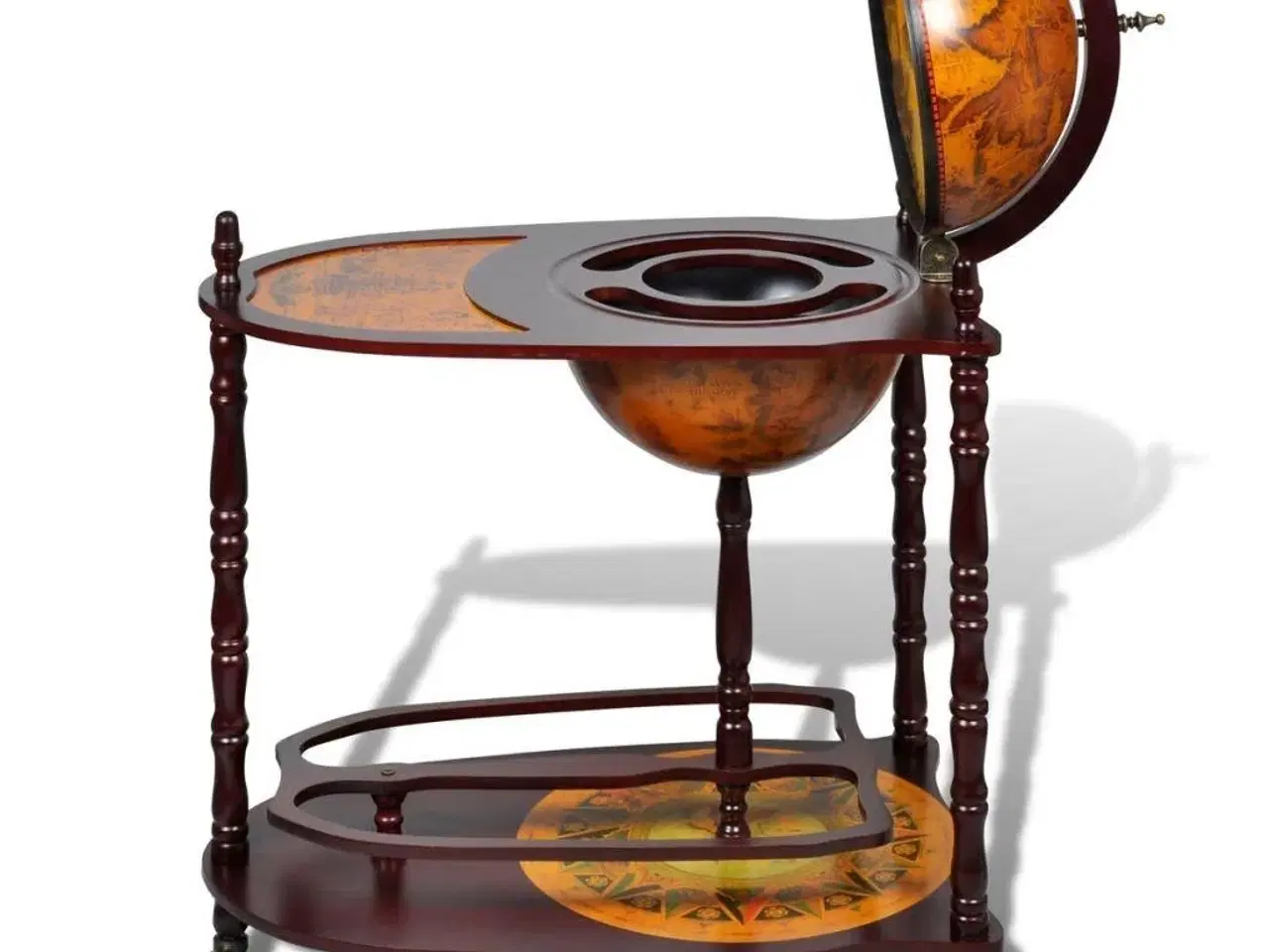 Billede 2 - Globusbarskab fritstående eukalyptustræ