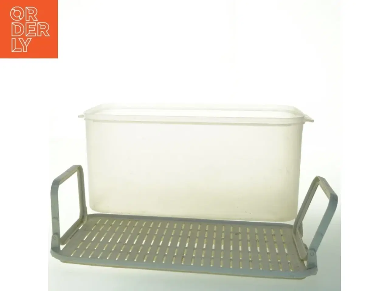 Billede 5 - Plastik opbevaringsboks med låg fra Tupperware (str. 35 x 16,5 cm)