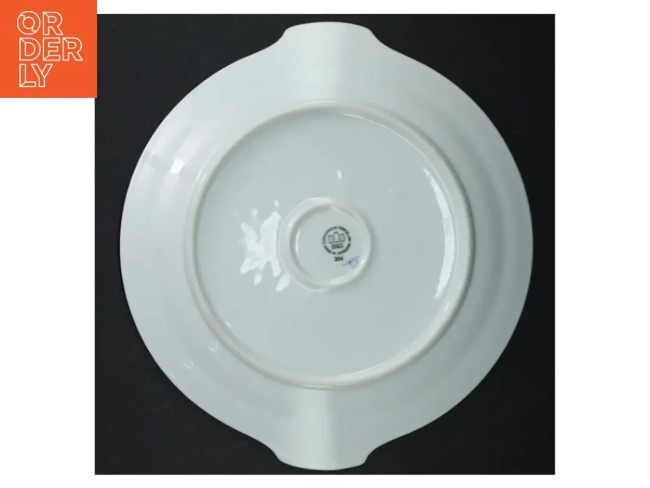 Billede 3 - Blå og hvid dekorativ porcelænstallerken fra Bing og Grøndal (str. Ø 26. cm)