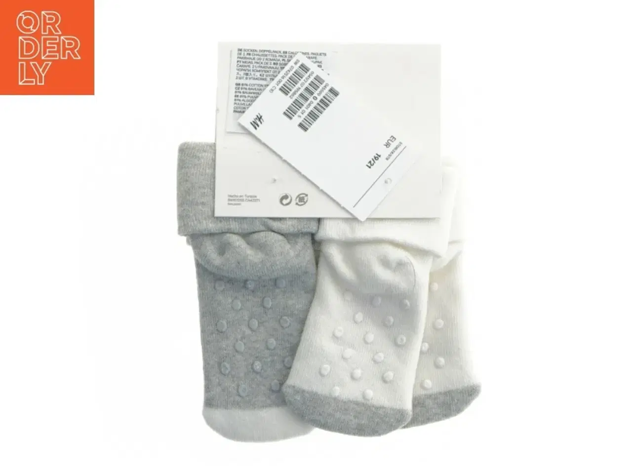 Billede 3 - Baby sokker- 2 pak fra H&M (str. 21 )