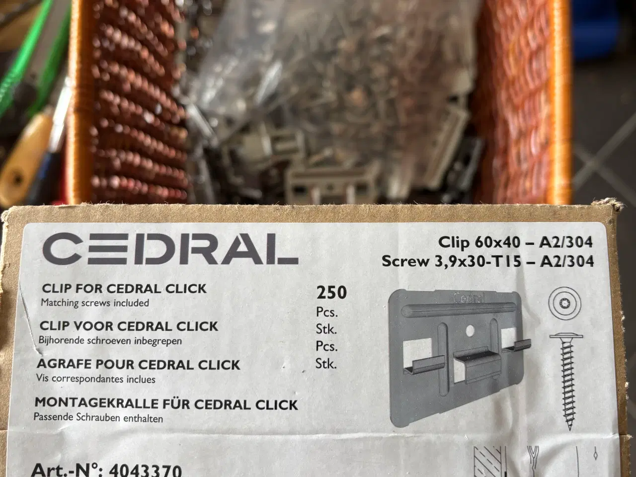 Billede 3 - Cedral clips , 184 stk 