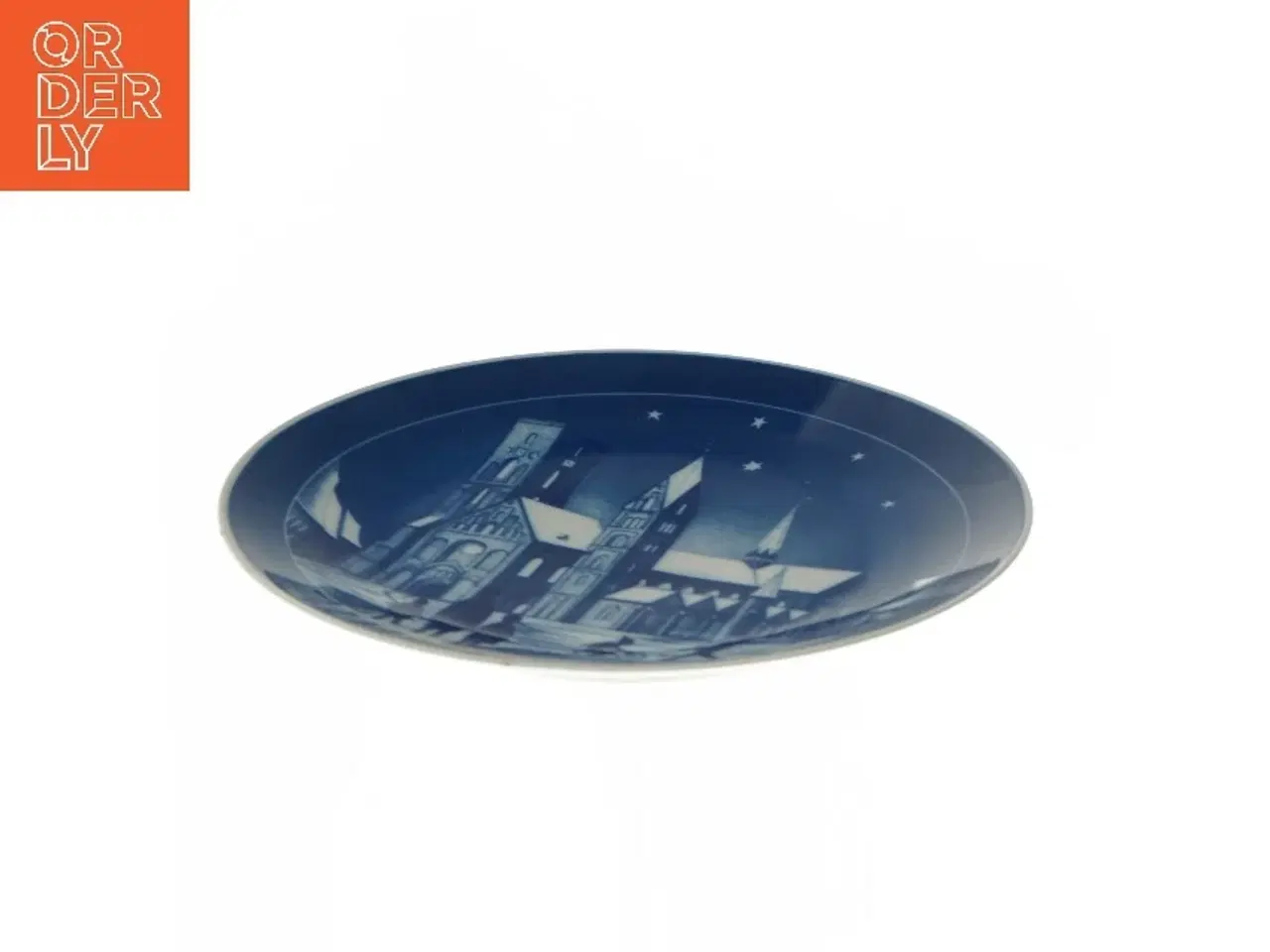 Billede 3 - Juleplatte med Ribe Domkirke, Julen 1969 fra baco (str. Ø 20 cm)