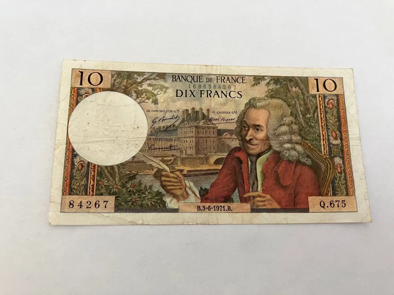 Billede 1 - 10 Francs France 1971