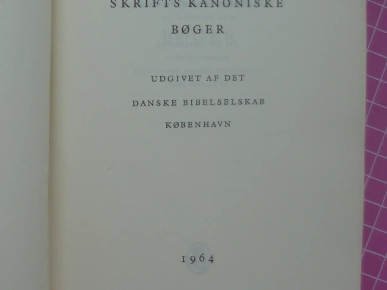 Billede 2 - Biblen den hellige skrifts kanoniske bøger