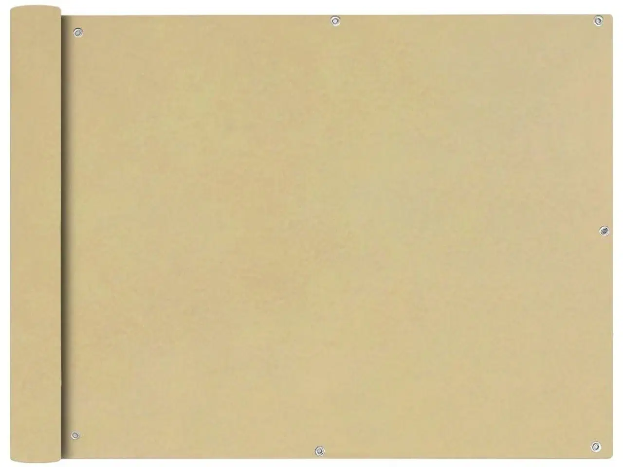 Billede 1 - Balkonafskærmning Oxford-stof 90x400 cm beige