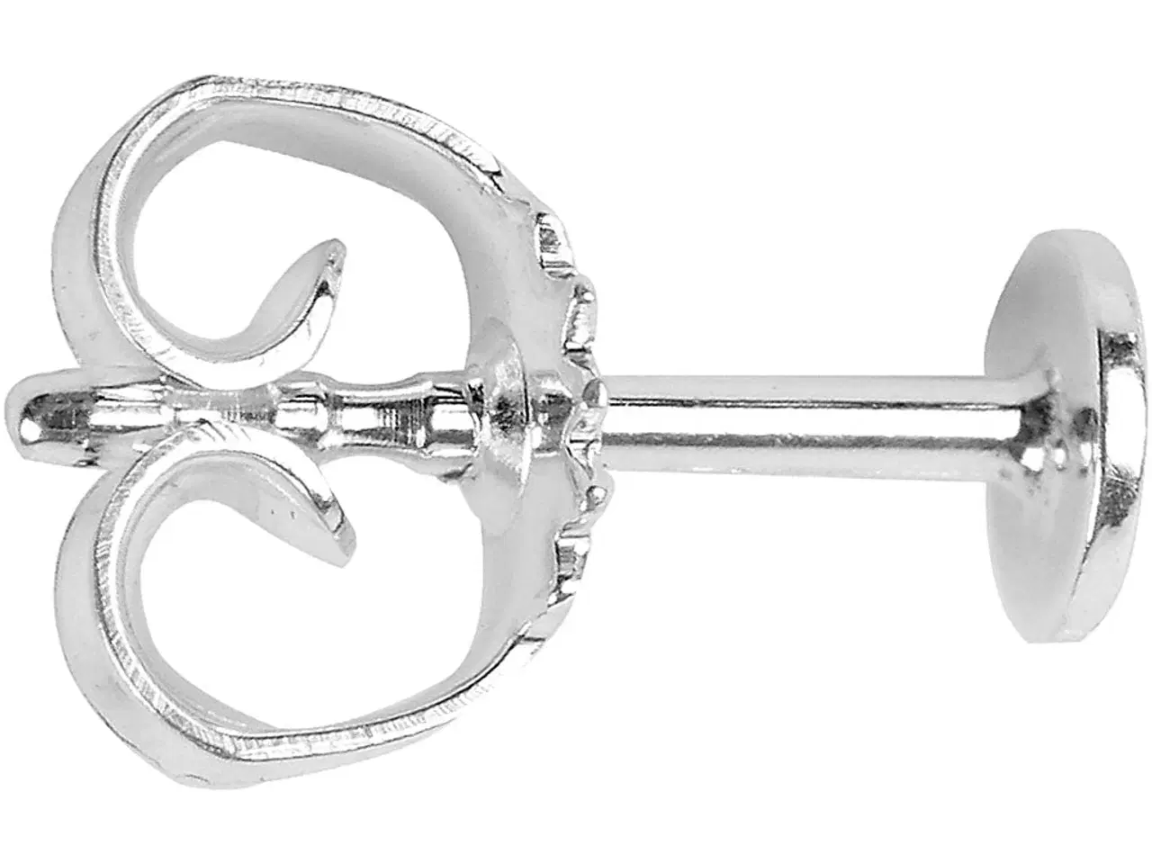 Billede 1 - Ørestikker, L: 13 mm, diam. 5 mm, sølv, 10stk./ 1 pk.
