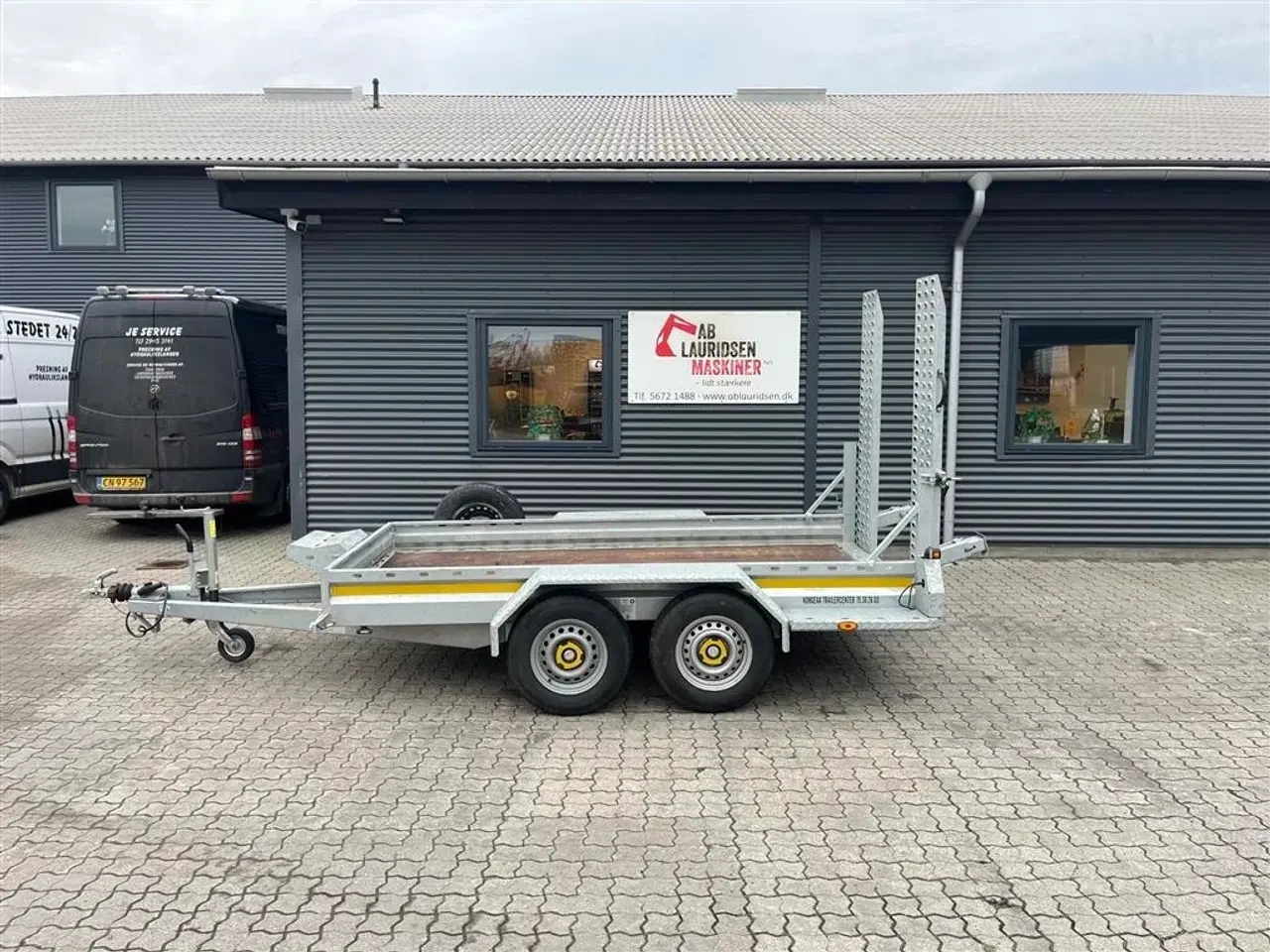 Billede 1 - - - - Wark W352 2700kg maskintrailer SOM NY