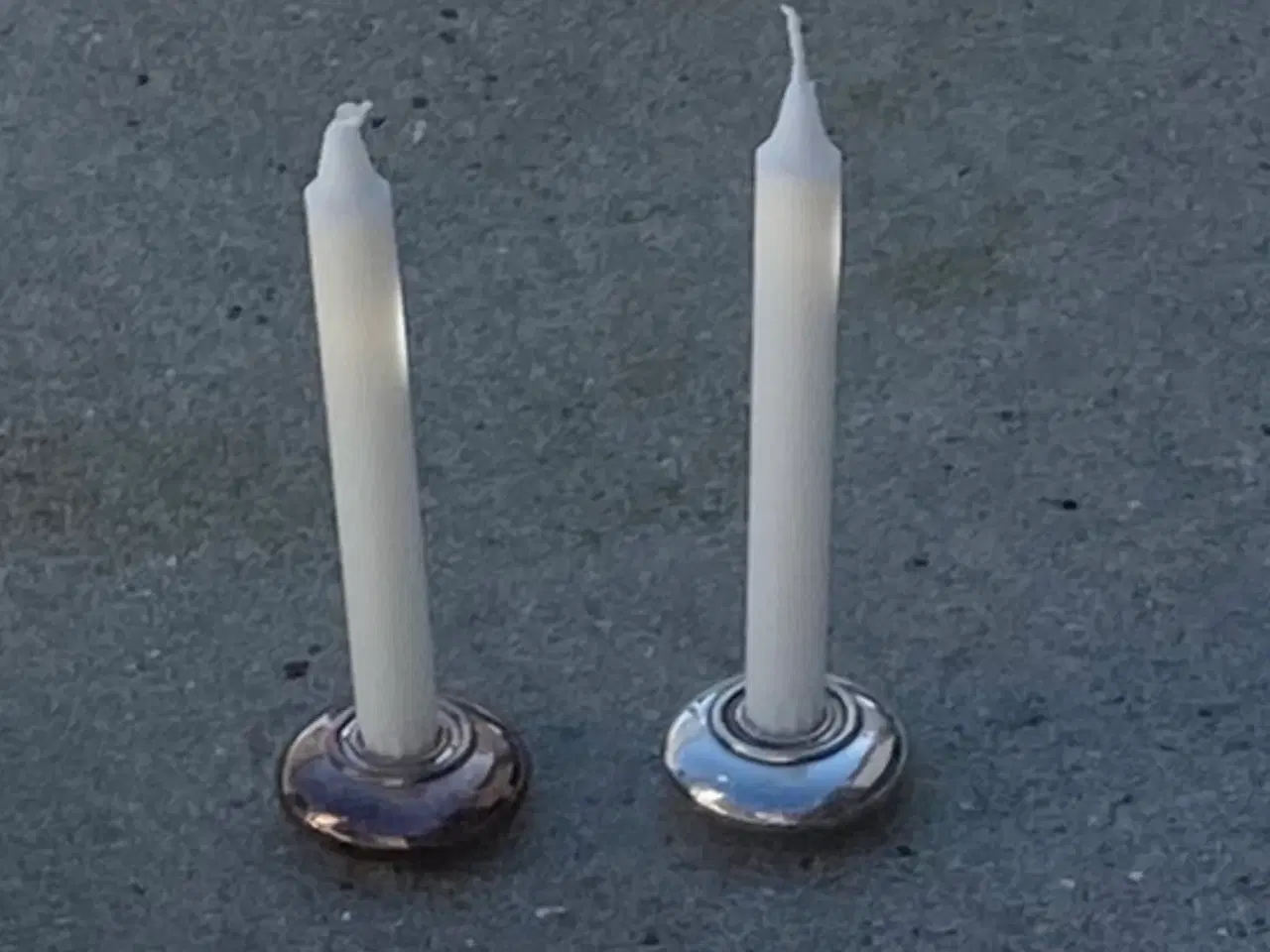Billede 3 - 4 lysestager, 2 Georg Jensen og 2  NAT? kr. 300,-