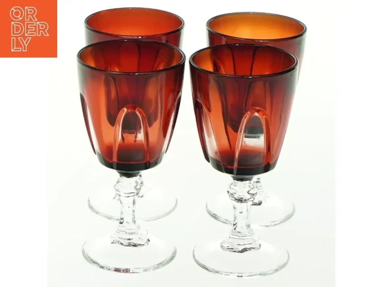 Billede 2 - Vintage rødvinsglas (str. H 8,5 cm, ø 4,5 cm)