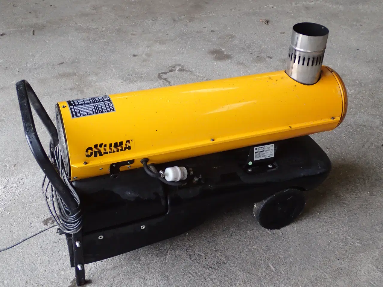 Billede 3 - Varmeblæser OKLIMA SE 80 22 KW indirekte model.