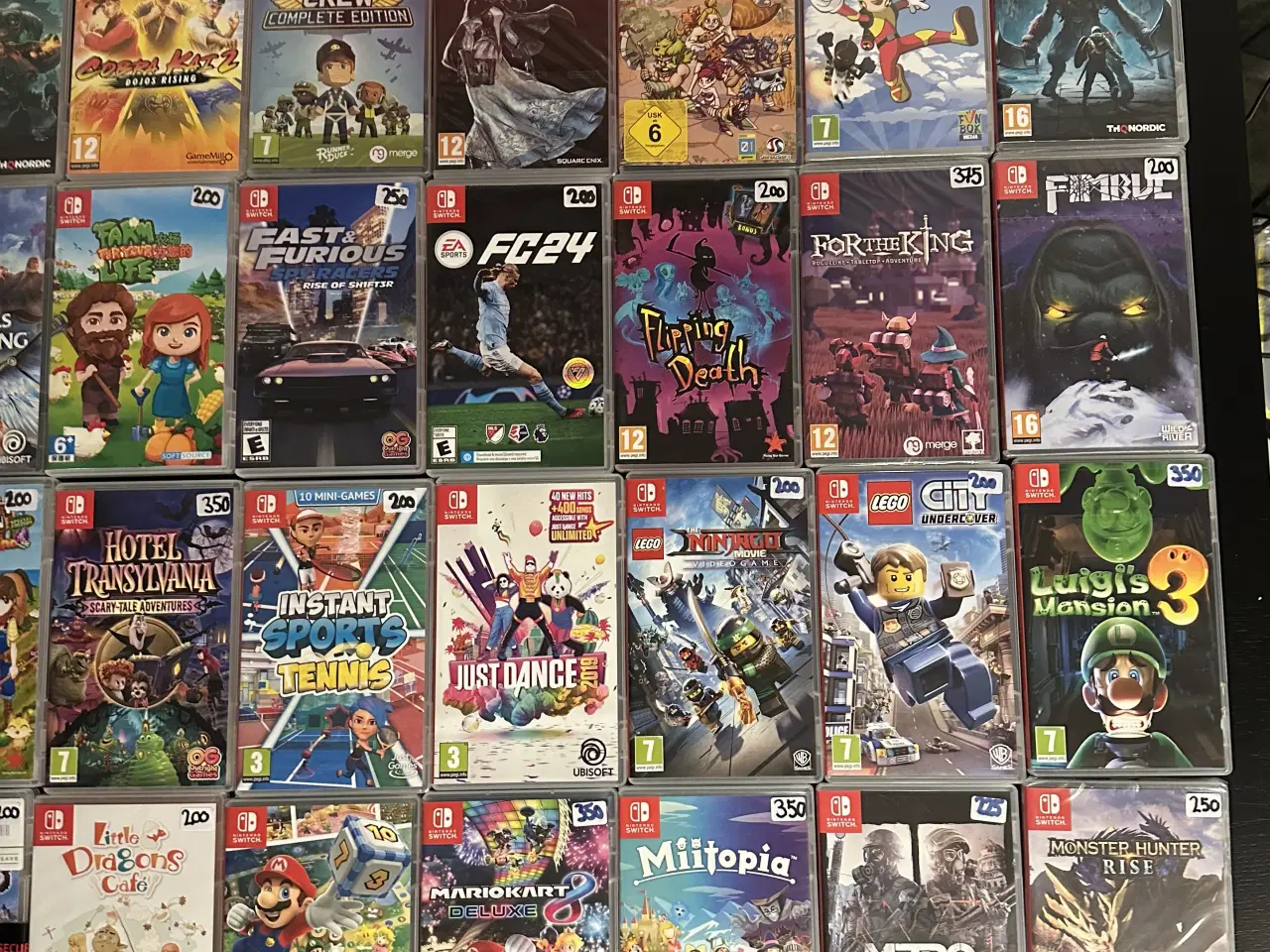 Billede 5 - Seperate Priser! 100 stk Nintendo Switch Spil