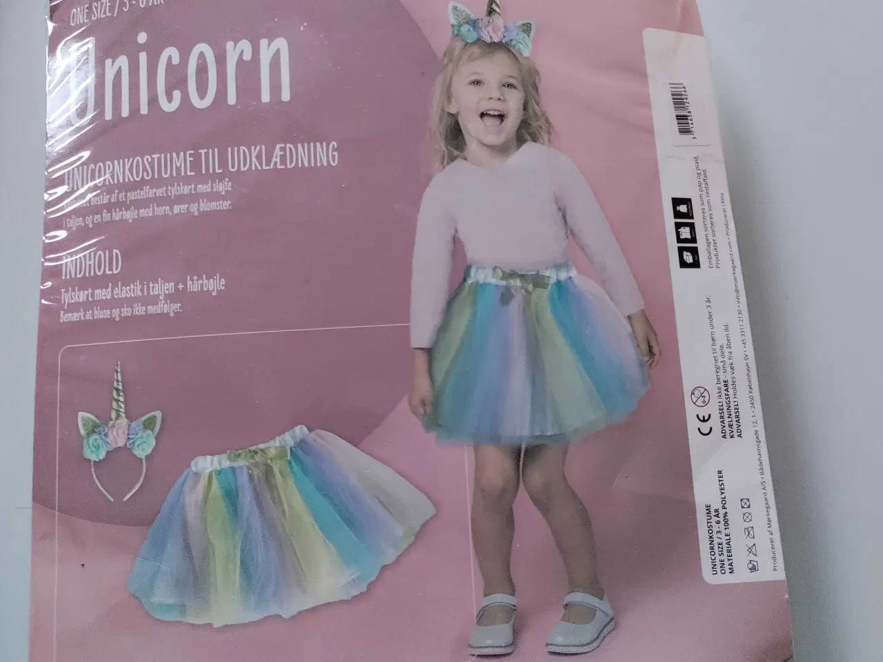 Billede 2 - Ny enhjørning udklædning/fastelavns dragt