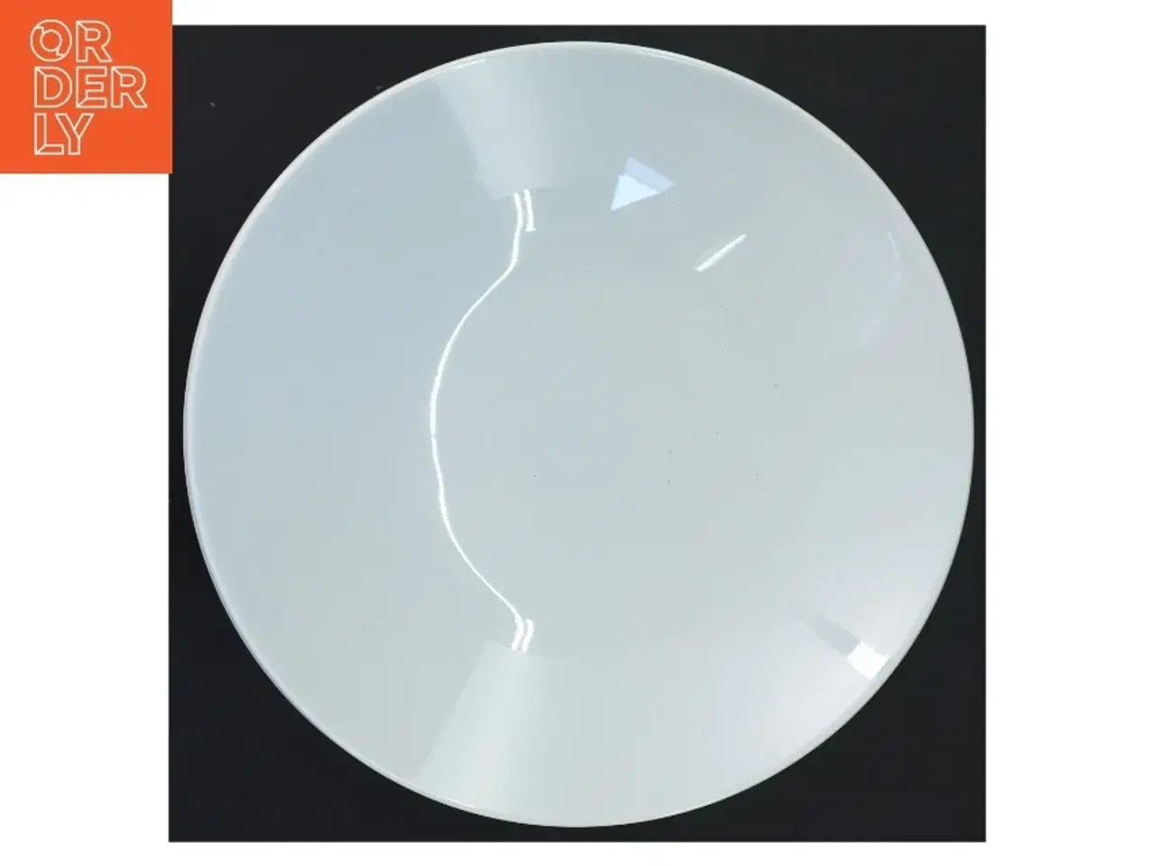 Billede 2 - 6 Hvide dybe tallerkener (str. Ø 22x3,5 cm)