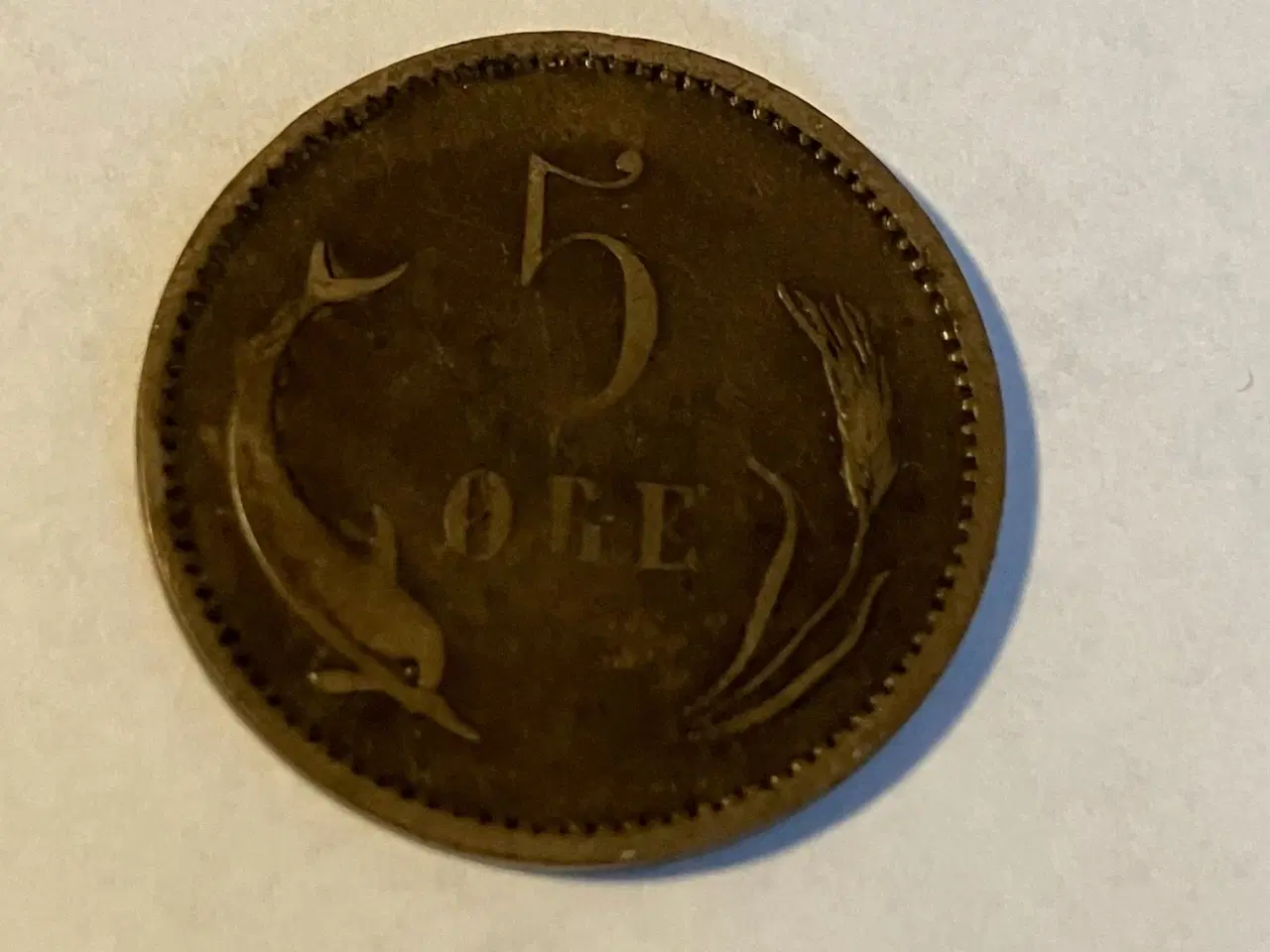 Billede 2 - 5 Øre 1894 - Dårlig stand