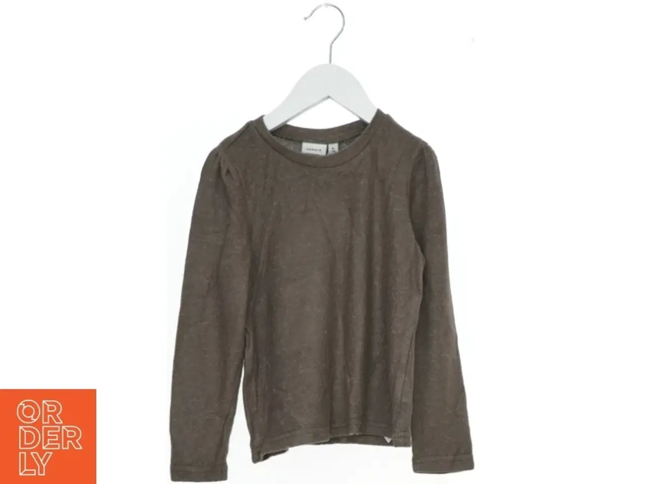 Billede 2 - Brun langærmet bluse fra Name It fra Name It (str. 110)