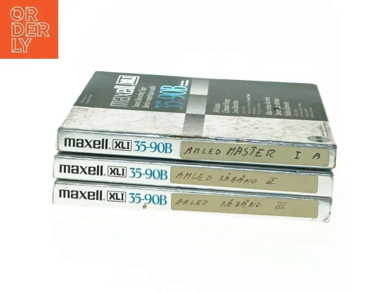 Billede 6 - Maxell XLII 35-90B Lydbånd (3 stk) (str. 18 x 18 x 5 cm)
