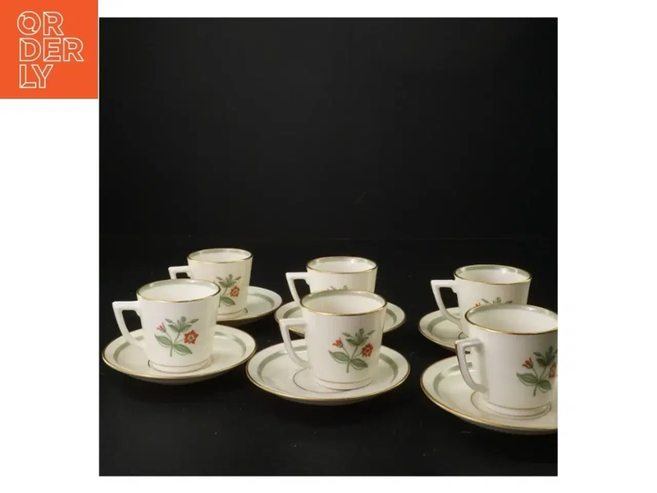 Billede 1 - Kaffekopper med underkopper fra Royal Copenhagen