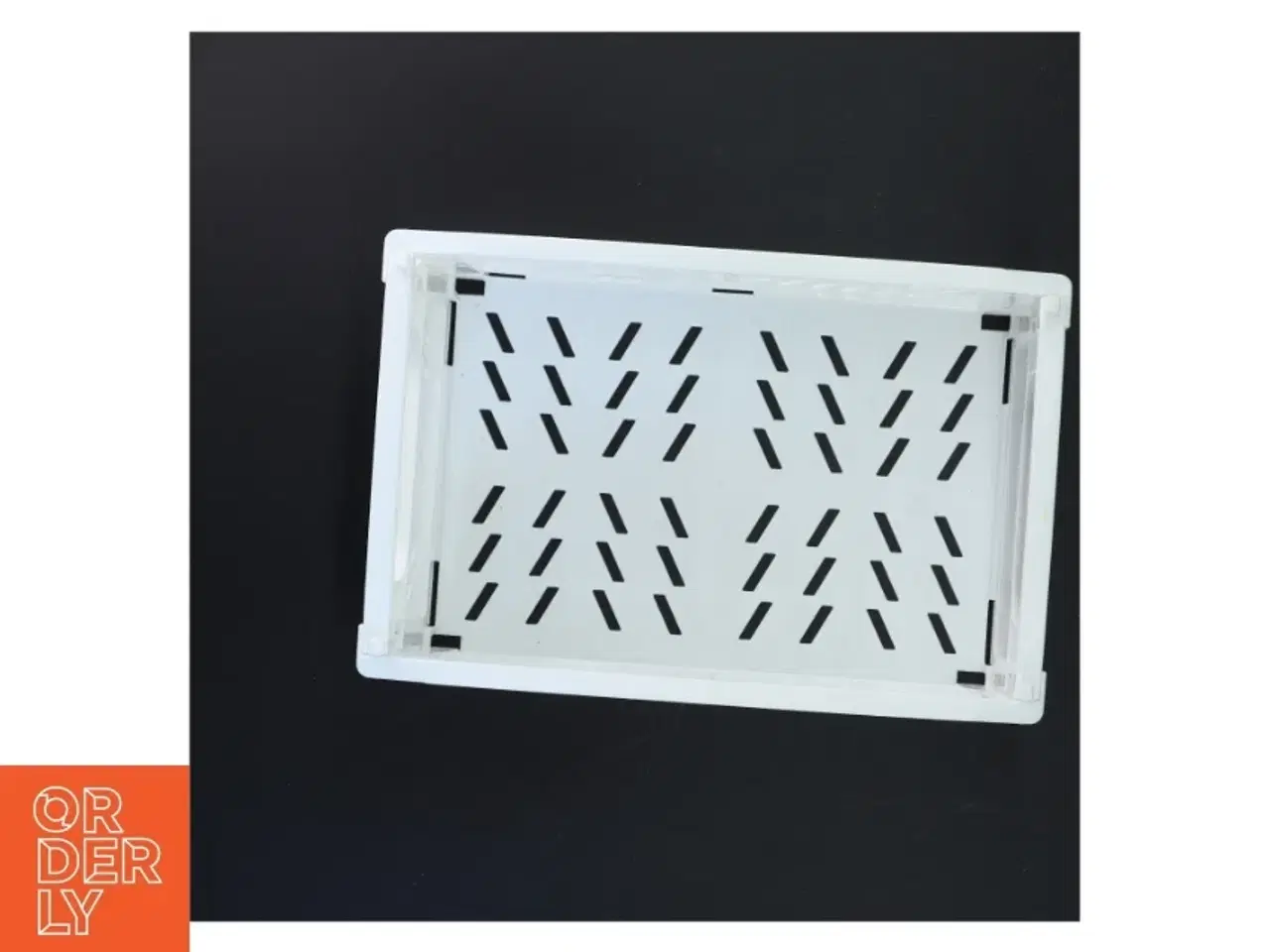 Billede 2 - Hvid opbevaringskasse (str. 10x25x16 cm)