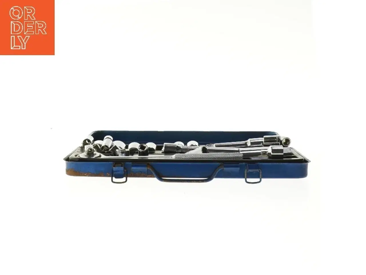 Billede 4 - Værktøjssæt i metalboks (str. 4x13,5x29 cm)